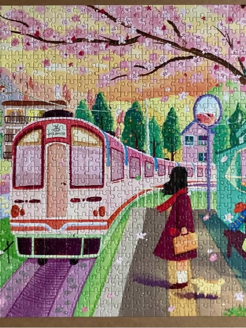 ELEWHITE Spring in Japan Puzzle - Picture 3 of 3